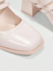 CUCCOO DOLLMOD Women High Heel Shoes, Graduation Heel, Prom Heels For Summer Spring Shoes Spring Break Easter For Christmas - Beige - View 6