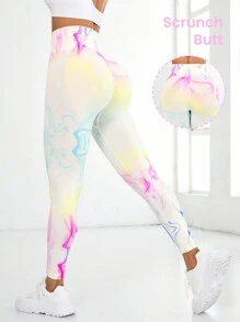 Easithlete Quần legging cạp cao tập luyện hàng ngày cho nữ - Nhiều màu - Xem 1