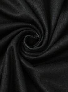 Aesthetic Post 男士大码休闲夏季字母条纹印花短袖宽松休闲 Polo 衫，外出 - 彩色 - 查看 4