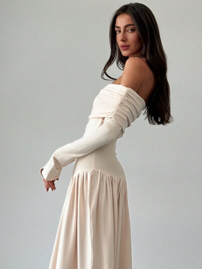 【美品】LOUREN AMERICAN SLEEVE FLARE DRESS ONLINE STORE】完売アイテム再販売のお知らせ – louren store