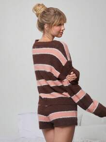 WESTFADE Striped Cozy Casual Boy Short - Multicolor - View 5