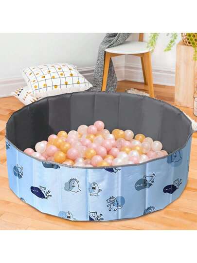 1pc Home Ball Pit Baby Toy House Boy Girl Castle Portable Pet Swimming Pool Sand Pit Playroom (Balls Not Included)
