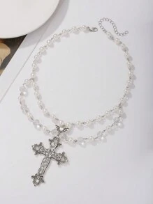 ROMWE Goth 1pc Gothic Dark Pendant Necklace Jewelry