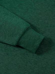 EURMUSE Men's Pullover Sweatshirt - Green - View 4