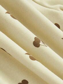 Cozy Pixies 2 Stücke Baby Mädchen Set mit Blumen Muster bestehend aus Rundhals Sweatshirt mit Drop Shoulder und Leggings