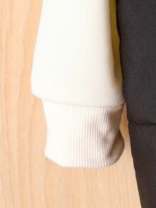2 piezas Conjunto chaqueta y pantalones de color liso para bebé niño - Albaricoque - Ver 7