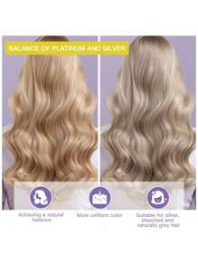 Lakerain紫色洗髮水，300毫升 - 清潔滋養漂白和去黃洗髮水 - 紫色 - 查看 6