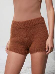 WESTFADE Cozy Sweater Short - Brown - View 9