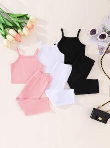 Multicolor Candy Baby Girls Clothing Set (Multiple Pieces) - Multicolor - View 1