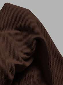 Slaydiva Casual All-Match White Cami Top With Deep U-Neck And Racerback-C - Brown - View 5