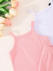 Multicolor Candy Baby Girls Clothing Set (Multiple Pieces) - Multicolor - View 7