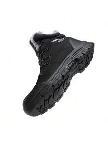 男士户外运动靴，大码靴子，防水防风保暖内衬保暖雪地靴