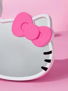HELLO KITTY AND FRIENDS | SHEIN Kitty Shaped Vanity Desk Organizer With Mirror - Baby Pink - View 4