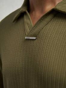 AKNOTIC Business Casual Heren slim fit gebreid casual poloshirt, geschikt voor de zomer