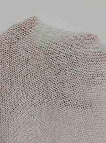 SHEIN Swim 深 V 领细肩带露背优雅度假罩衫连衣裙，音乐节夏季 - 白色 - 查看 8