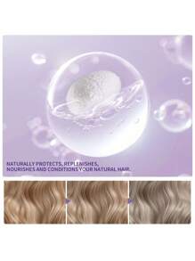 Lakerain紫色洗髮水，300毫升 - 清潔滋養漂白和去黃洗髮水 - 紫色 - 查看 8