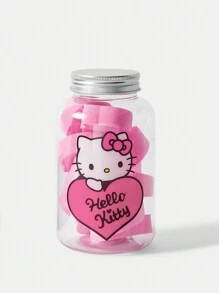 HELLO KITTY AND FRIENDS | SHEIN 10pcs/Pack Cute Expandable Makeup Sponges, Multi-Functional - Pink - View 9