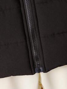 2 piezas Conjunto chaqueta y pantalones de color liso para bebé niño - Albaricoque - Ver 5