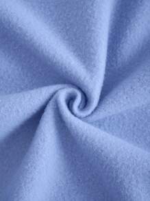 INAWLY 女士休闲花卉印花连帽衫、长袖上衣 - 藍色 - 查看 6