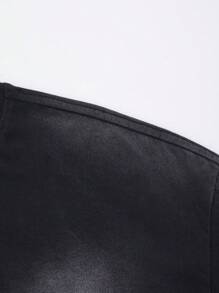 ROMWE MEN Street Life 男式复古水洗耶稣印花短袖 T 恤，夏季