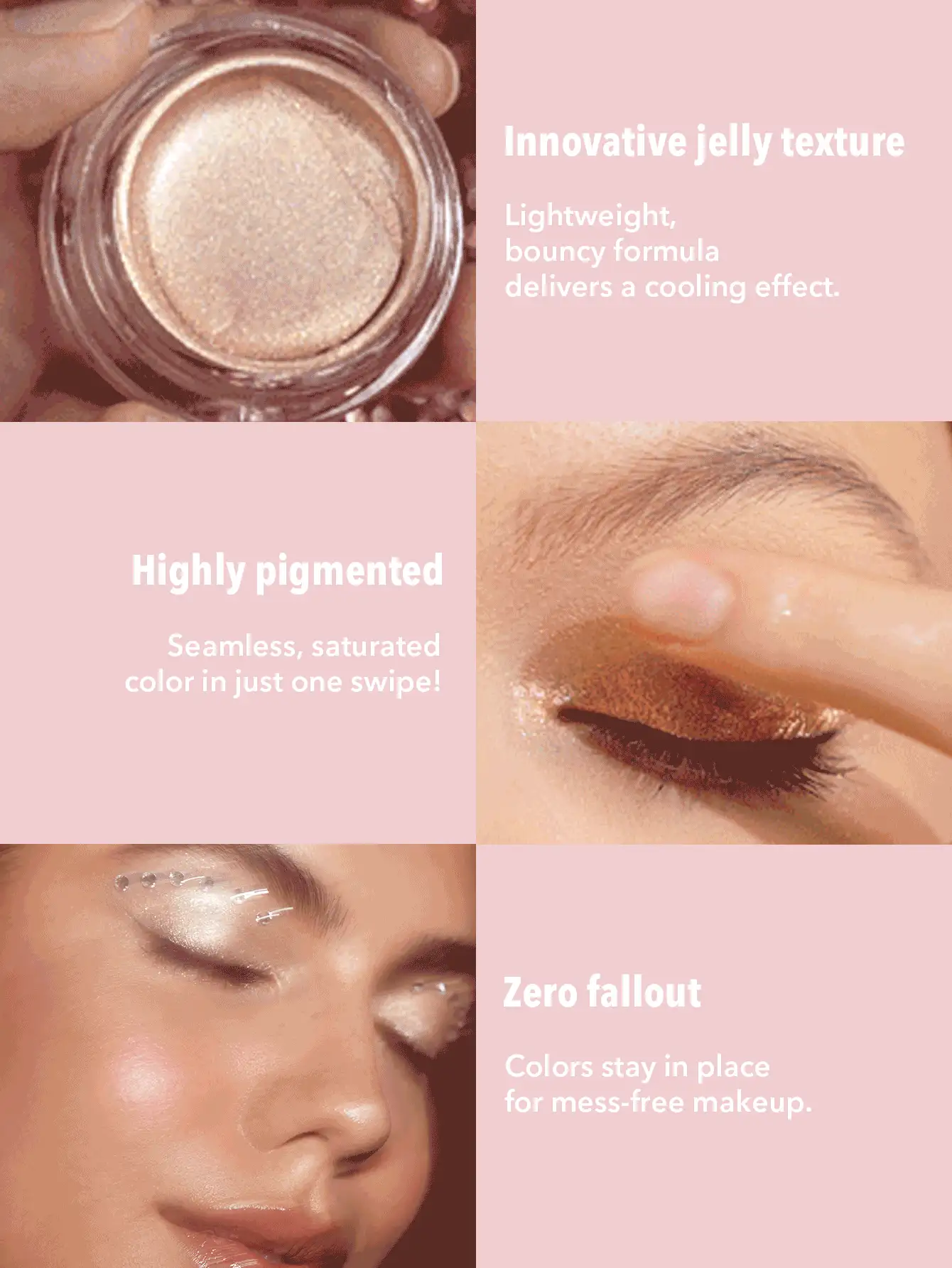 SHEGLAM Jelly Wow Eyeshadow Pop-Delirious Sombra De Ojos Con Purpurina De Larga DuracióN En Gel High Shine Blue Shimmer Sombra De Ojos Suave Y Cremosa Ultra Pigmentada Y FáCil De Usar Regalos De Invierno Y Navidad De S Y2K Sombra De Ojos Y2K GraduacióN CumpleañOs Vacaciones Verano OtoñO Y2K Elegante Moda Mujeres NiñAs Maquillaje CosméTico Belleza Fiesta Playa Viaje Camping Aire Libre Escuela Campus ExcursióN Festivales DecoracióN Regalo Presente Rosa Chica Cosplay Mejor Color Encanto Vibra