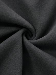 Snug Zone 三件套纯色抓绒连帽衫和长裤家居服套装，秋冬睡衣，舒适保暖套装 - 彩色 - 查看 5
