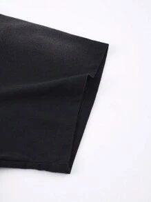 ROMWE MEN Street Life 男式复古水洗耶稣印花短袖 T 恤，夏季