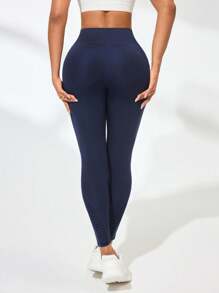 Easithlete 女士高腰紧身瑜伽休闲户外健身运动紧身裤