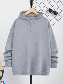 SHEIN Kids' Tween Boy Casual Wide Strap Sleeveless Knit Sweater Vest With Round Neck - Multicolor - View 6