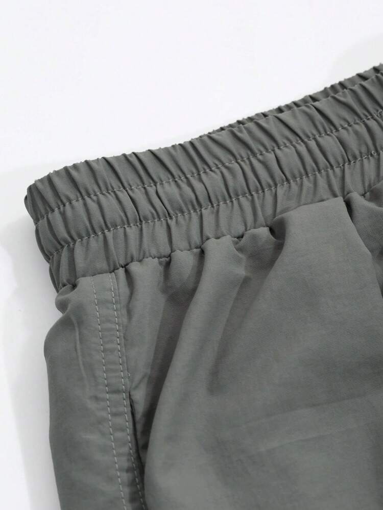 Women's Solid Color High Waist Belted Straight Loose Long Casual Skirt