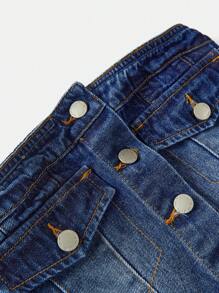 Forever 21 Strapless Top Tube Top Crop Top - Blue - View 10