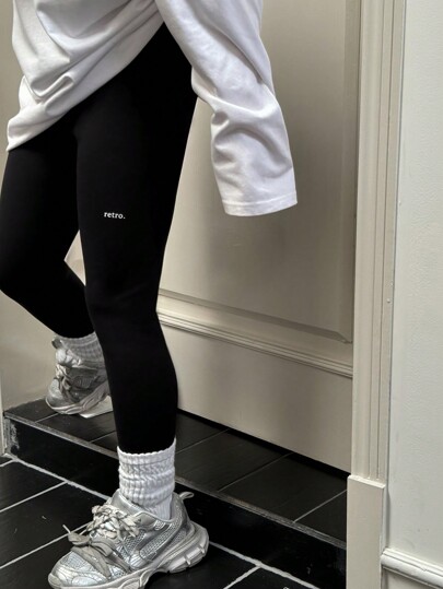 Dazy Kids Plus Size Girls Slim Fit Leggings Tights