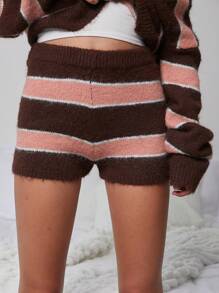 WESTFADE Striped Cozy Casual Boy Short - Multicolor - View 1