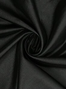 Allurite Set de 2 piese pentru femei, primăvară, vară, cu fermoar și pantaloni scurți - Negru - Vizualizare 4