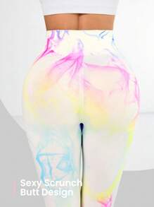 Easithlete Quần legging cạp cao tập luyện hàng ngày cho nữ - Nhiều màu - Xem 7