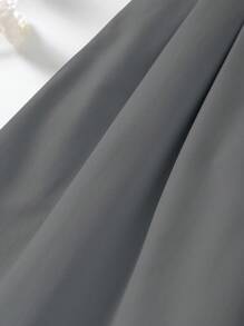 青少年女孩字母标语腰带细节休闲度假百搭裤子 - 彩色 - 查看 7