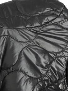 EMERY ROSE 女士短款绗缝棉衣