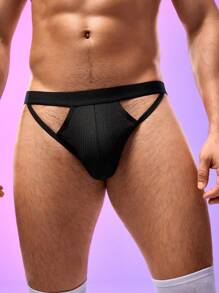 DrisQ 男士时尚前卫浪漫性感内衣 - 黑色 - 查看 5