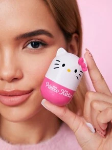 HELLO KITTY AND FRIENDS | SHEIN 2 piezas/paquete esponjas para maquillaje con diseño de dibujos animados y letras (incluye embalaje), - Rosa - Ver 6