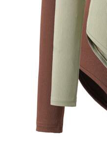 2 件装青少年女孩前扣长袖连体裤休闲套装秋季 - 彩色 - 查看 5