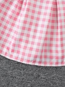 SHEIN Girls Plaid Set, New For Autumn - Multicolor - View 3