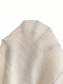 Breezaya Women's Solid Color Asymmetrical Waist Tied Slim-Fit Jogger Pants - Khaki - View 7