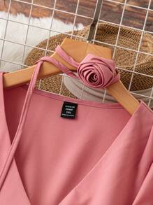 SHEIN Clasi Plus Size Solid Color Long Sleeve Pleated Simple Casual Shirt