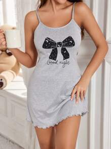 女士睡衣 - 灰色 - 查看 6