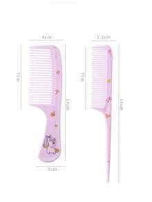 Lược 3 mảnh Lược chải tóc Sản phẩm dành cho tóc Bộ dụng cụ làm tóc Lược tạo kiểu làm đẹp Lược màu thích hợp cho tóc tự nhiên, xoăn, ướt và khô, tóc đen, bộ lược chải tóc đàn hồi, thích hợp để cắt tóc và cắt tóc, không gây đau khi sử dụng hàng ngày, dễ làm sạch - Nhiều màu - Xem 6