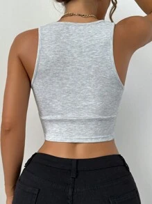 Chiquease خزان رياضي منيميمسليك بفتحة رقبة دائرية بدون أكمام، مبطن حراريًا، للاستخدام الخارجي والتمارين الرياضية