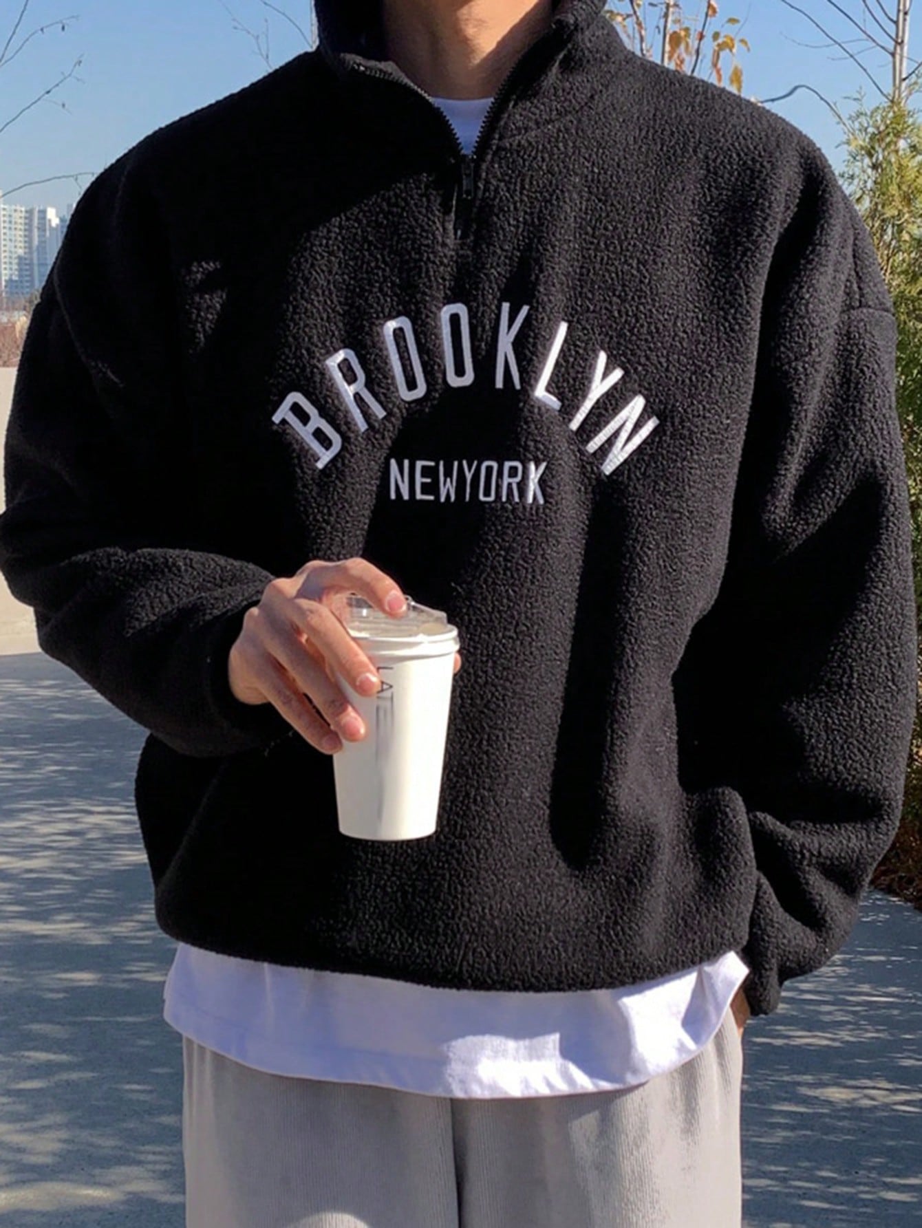 بلوزة رجالية بطبعة حرفية، خريفية