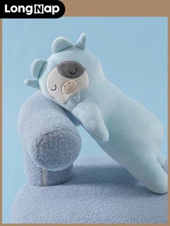 LongNap™ Juguete de peluche de vaca con cabeza torcida y decoración de estrellas impresas