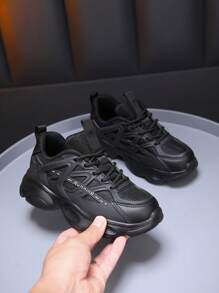 夏季网眼透气KPU时尚休闲儿童厚底运动鞋