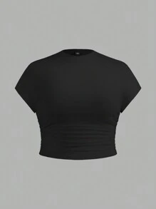 SHEIN EZwear 3pcs/Set Plus Size Women Solid Color Casual T-Shirts, Fashionable For Summer Tops For Woman Tops Women Tops Suitable For Going Out